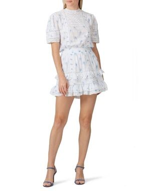LoveShackFancy Leighton Mini Dress.